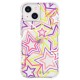 Husa Case Mate Tough Print neon stars Apple iPhone 13 Mini, transparent (iPhone 13 Mini, CM047534) by www.silkase.ro